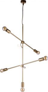 złoty żyrandol STICK GOLD V
